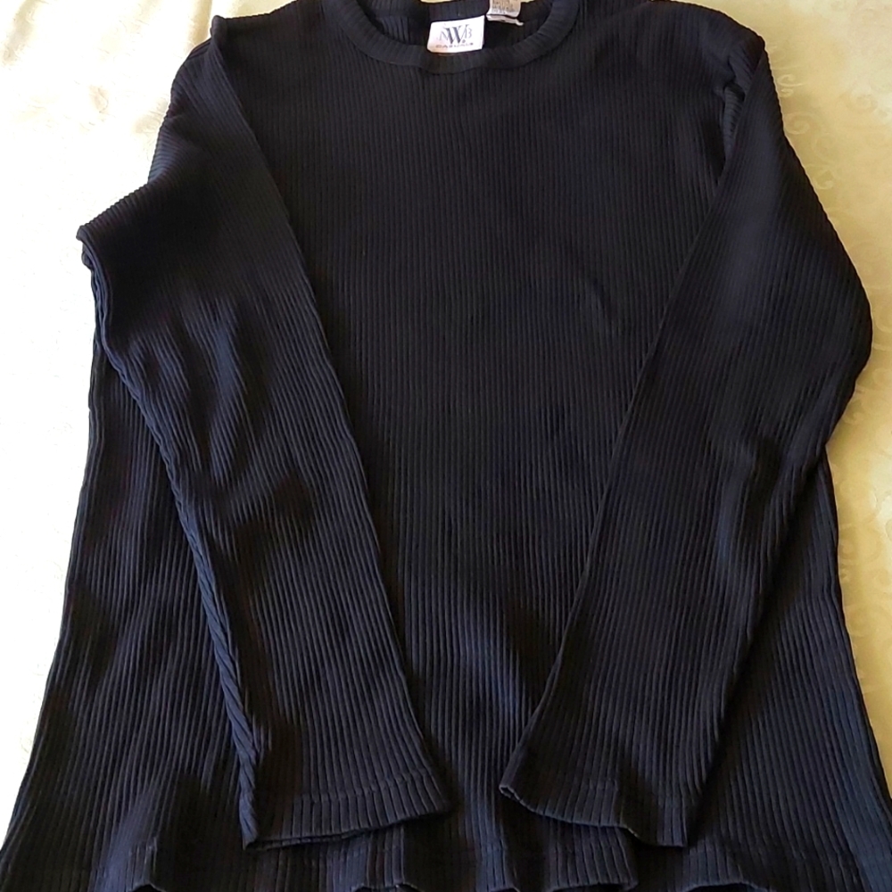 Woman sweater, brand NWB casual, black,  knit sweater, 100% cotton